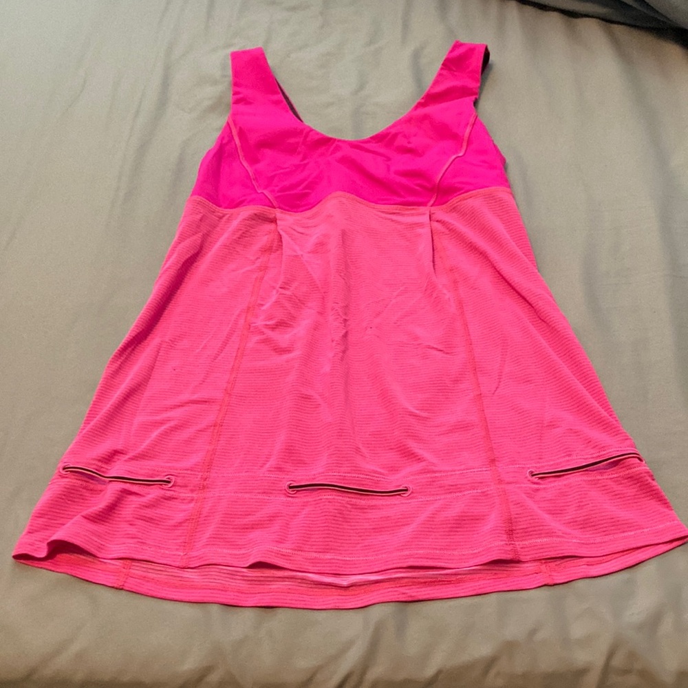 Lululemon hot pink tank top